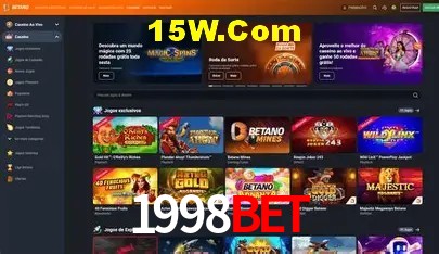 1998bet: Jogos de Caça-Níqueis-Altas Recompensas, Roleta-Velocidade, Blackjack-Desafios Máximos